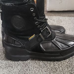 Polo by Ralph Lauren Black Men's Waterproof Duck Boots